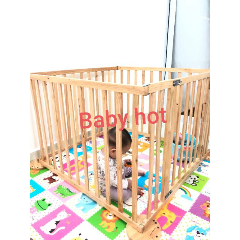 Cũi 3D cho bé 4 cánh nang dẹp