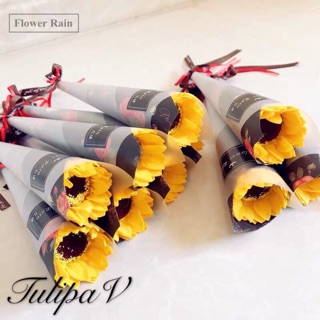 Bó hoa sáp 1 bông hoa hướng dương S: 242