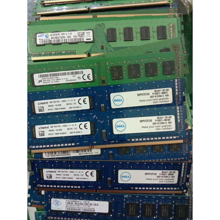 RAM ddr3 4Gb buss 1600,1333 tháo máy, dùng cho PC.