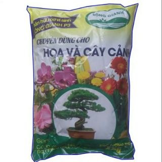 Phân hữu cơ Sông Gianh chuyên dùng cho hoa và cây cảnh - bao 2kg