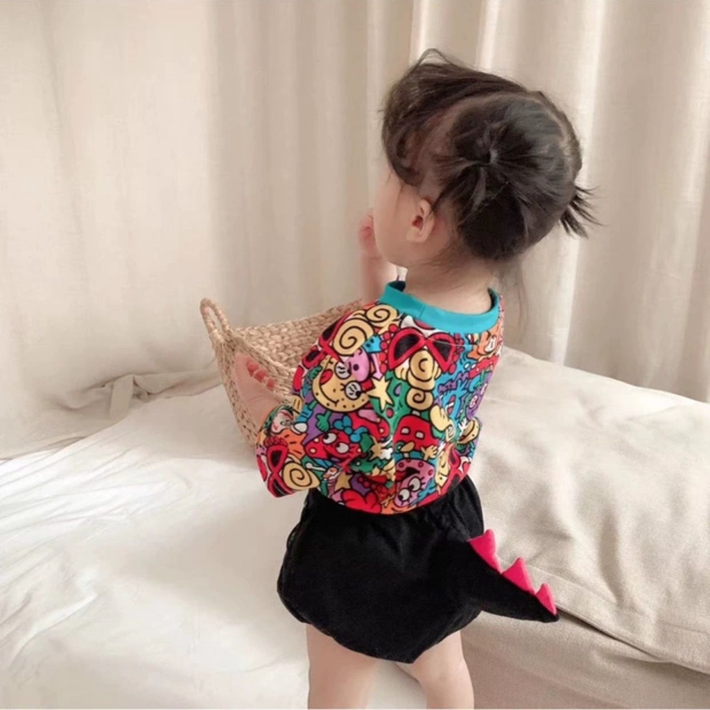 [Babycat] Hàng Có Sẵn Áo Thun Tay Ngắn In Hình Hoa Trái Cây Thời Trang Nhật Hàn Phong Cách Nhật Bản Dành Cho Bé Trai Bé Gái 2022