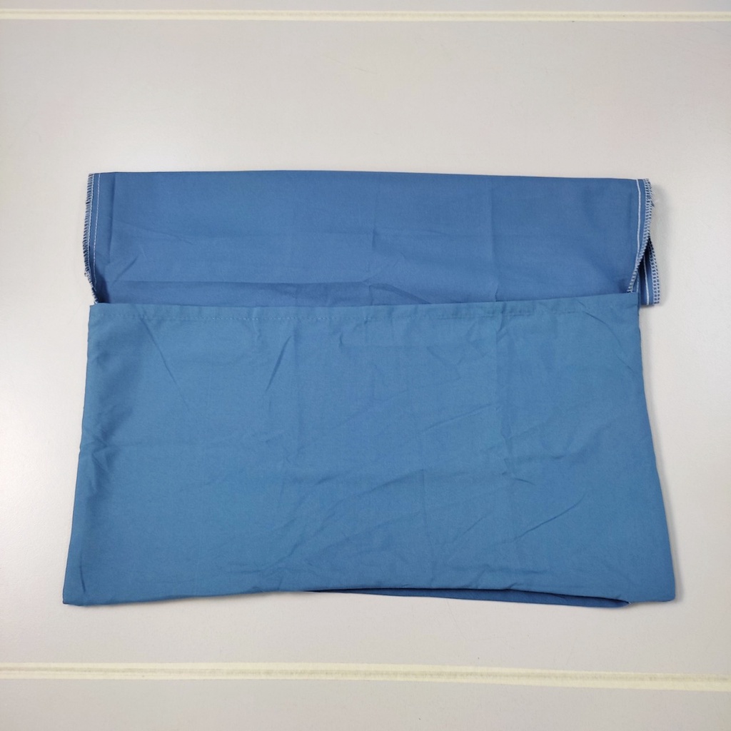 Vỏ gối 50x70cm cotton tici hàng đẹp vải tốt màu xanh biển đậm