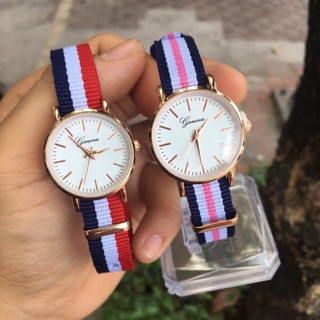Đồng hồ nam nữ Geneva dây dù cao cấp