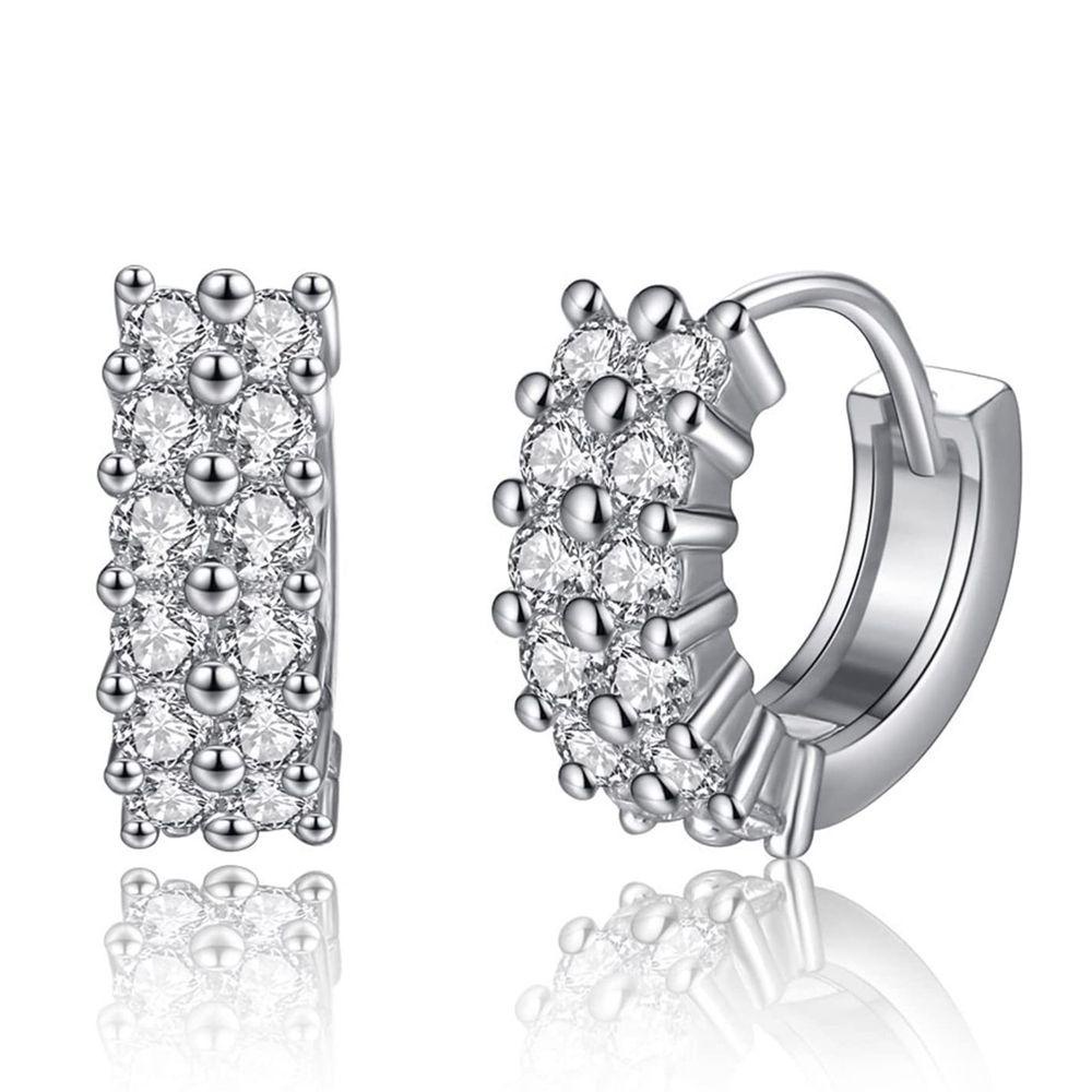 Lay Khuyên Xỏ Tai / Mũi / Tai / Sụn Tai Hình Con Ốc Lấp Lánh Cho Nam Và Nữ