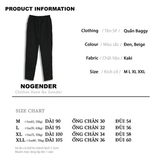 QUẦN BAGGY KAKI UNISEX