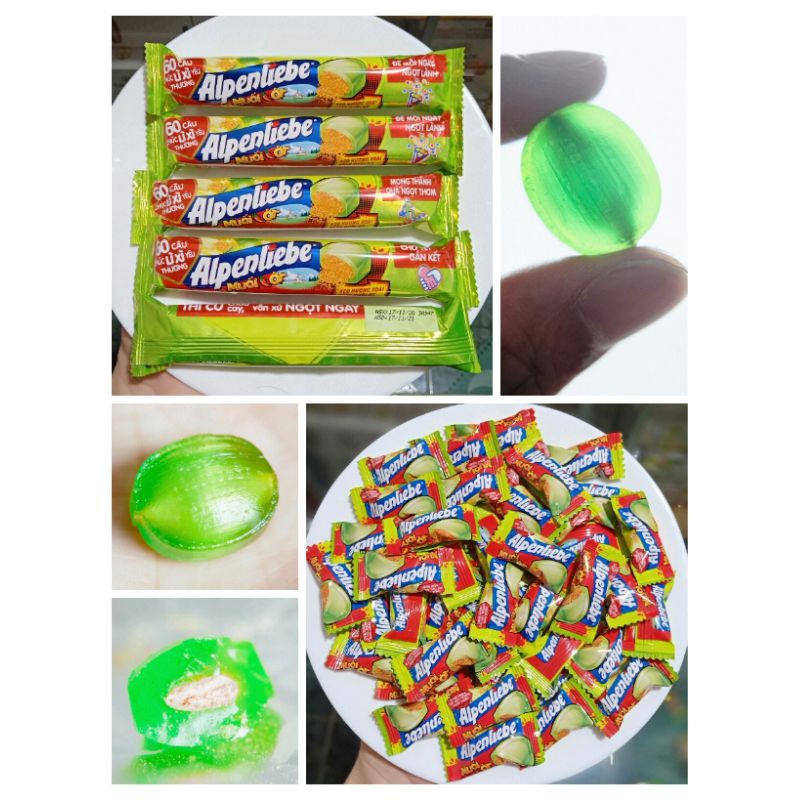 [RẺ NHẤT SHOPEE] 1 Thỏi Kẹo xoài non muối ớt Alpenliebe (9 viên) hoặc 10 viên Kẹo xoài non muối ớt Alpenliebe