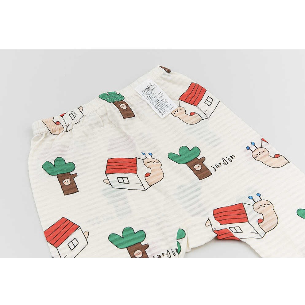 BỘ LỬNG CAO CẤP BÉ TRAI CỦA HÃNG CORDII, CHẤT COTTON GIẤY ORGANIC, MẪU NHÀ SÂU