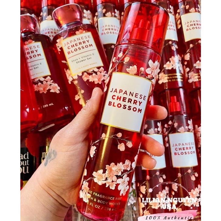 [𝗕𝗜𝗚𝗦𝗔𝗟𝗘 ]Cherry Blossom Mẫu Thử Xịt Thơm Toàn Thân Bath and Body Works Japanese Cherry Blossom