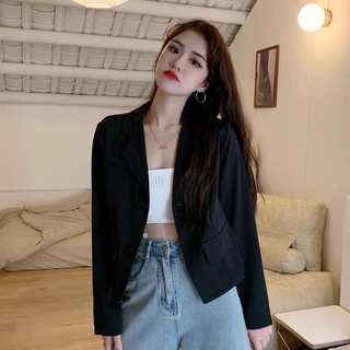 Áo blazer tay dài dáng lửng AB112