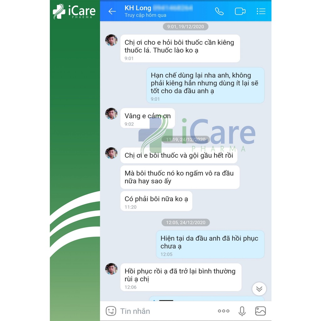 Dược Liệu Nấm Da Đầu Ezema 50 - Chiết Xuất Từ Gurjun Ấn Độ - Thương Hiệu iCare Pharma