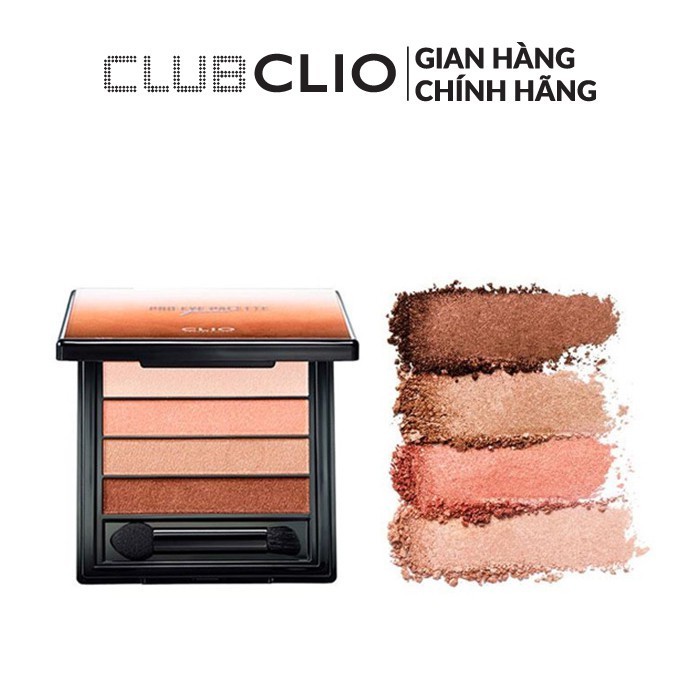 Phấn Mắt Clio Pro Eye Palette Quad 1.4g