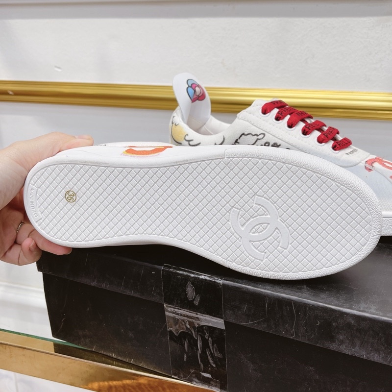 Giày thể thao stick phối hình kèm dây fullbox