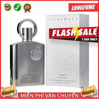 Nước hoa Afnan Supremacy Silver 100ml - Nước hoa Pháp sỉ lẻ giá tốt có cửa hàng Q10 HCM