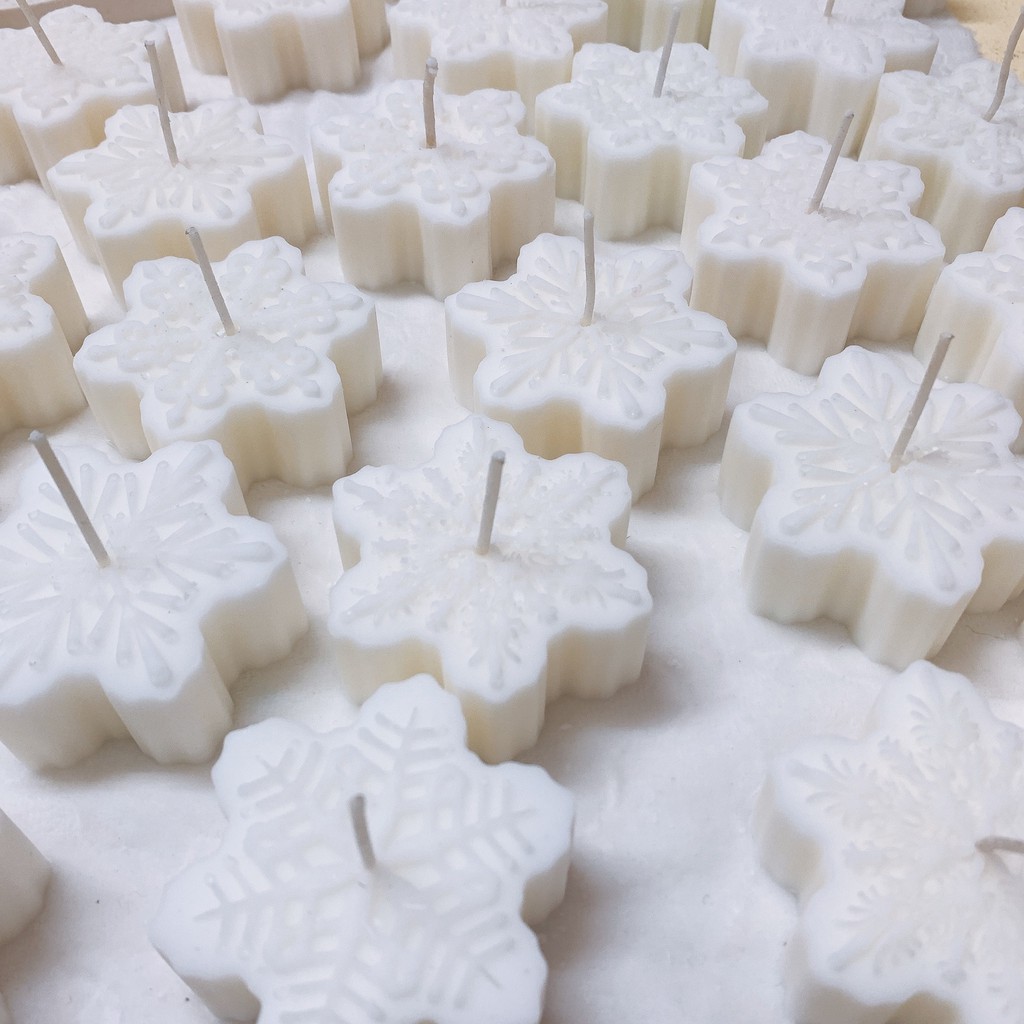 Nến thơm phòng, trang trí phòng ngủ - Bông Tuyết Dana Candle