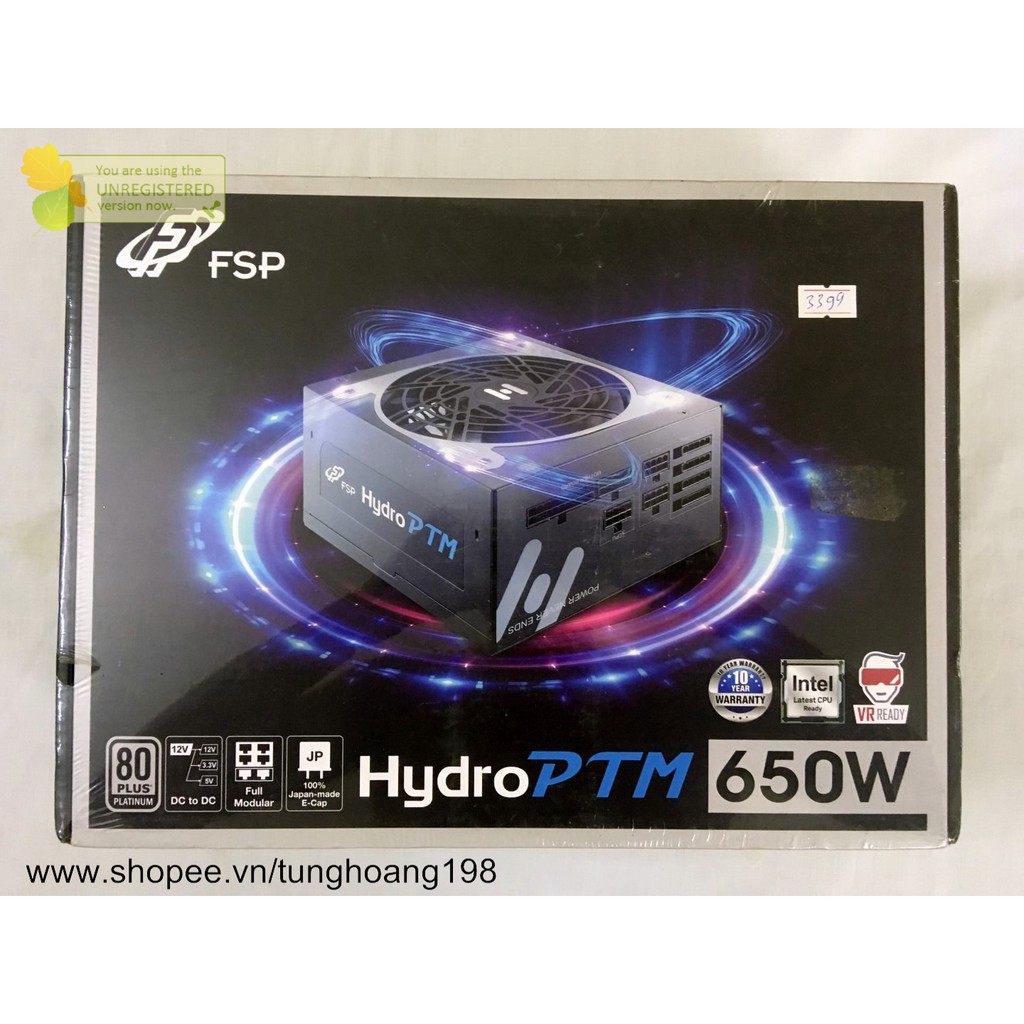 Nguồn FSP Hydro PTM 650W new bảo hành 7/2023