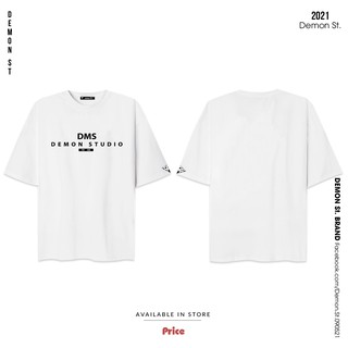 Áo thun demon st. h1 tee trắng - unisex