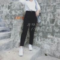 Quần baggy vải
