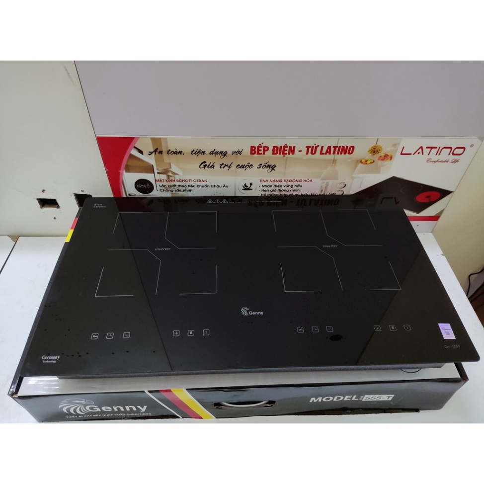Bếp từ đôi Genny 555T Hàng chính hãng