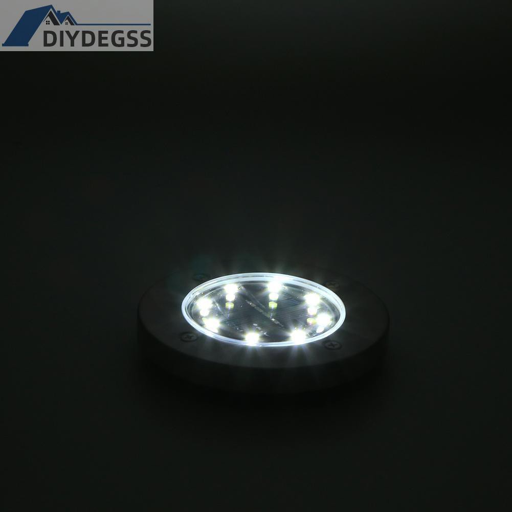 Đèn Led Âm Đất 8 Bóng Sử Dụng Năng Lượng Mặt Trời Diydegss2