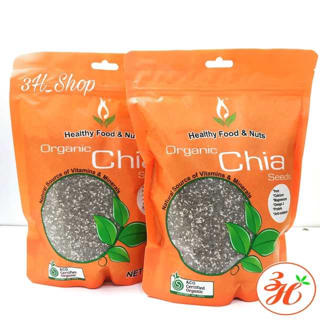 Hạt chia đen túi 500g date T2/2023 - Mỹ
