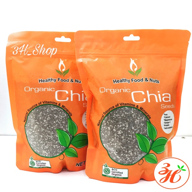 Hạt chia đen túi 500g date T2/2023 - Mỹ