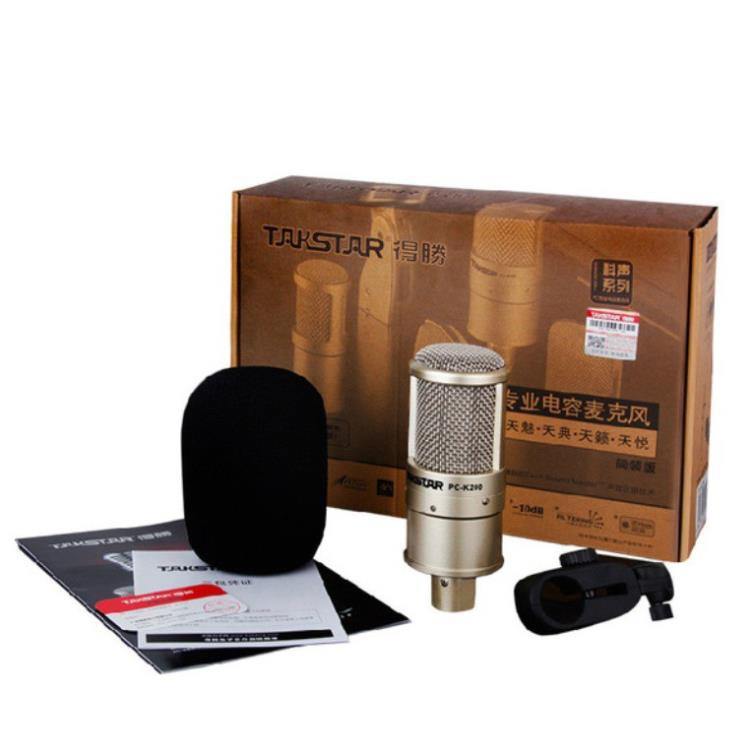 Mic Thu Âm livestream Takstar PC-K200 Chính Hãng BẢO HÀNH 1 NĂM