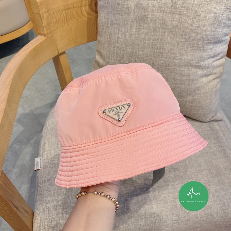 Mũ bucket gió Prada ❤️Freeship❤️ Mũ Prada cao cấp, chất liệu vải gió kháng nước, màu sắc trẻ trung, hàng loại 1 full tag