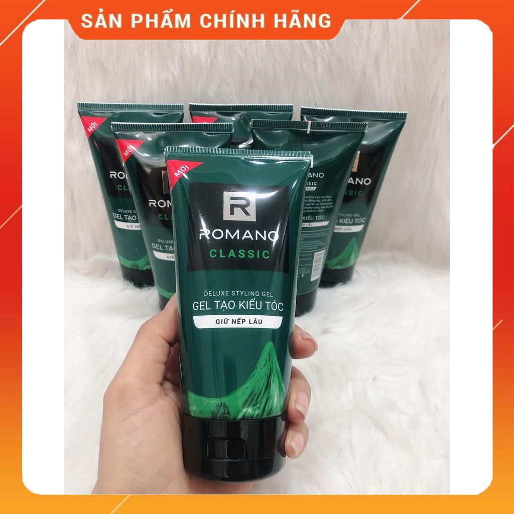 Gel vuốt tóc Romano Classic giữ nếp lâu mềm tóc 150g-Mẫu mới