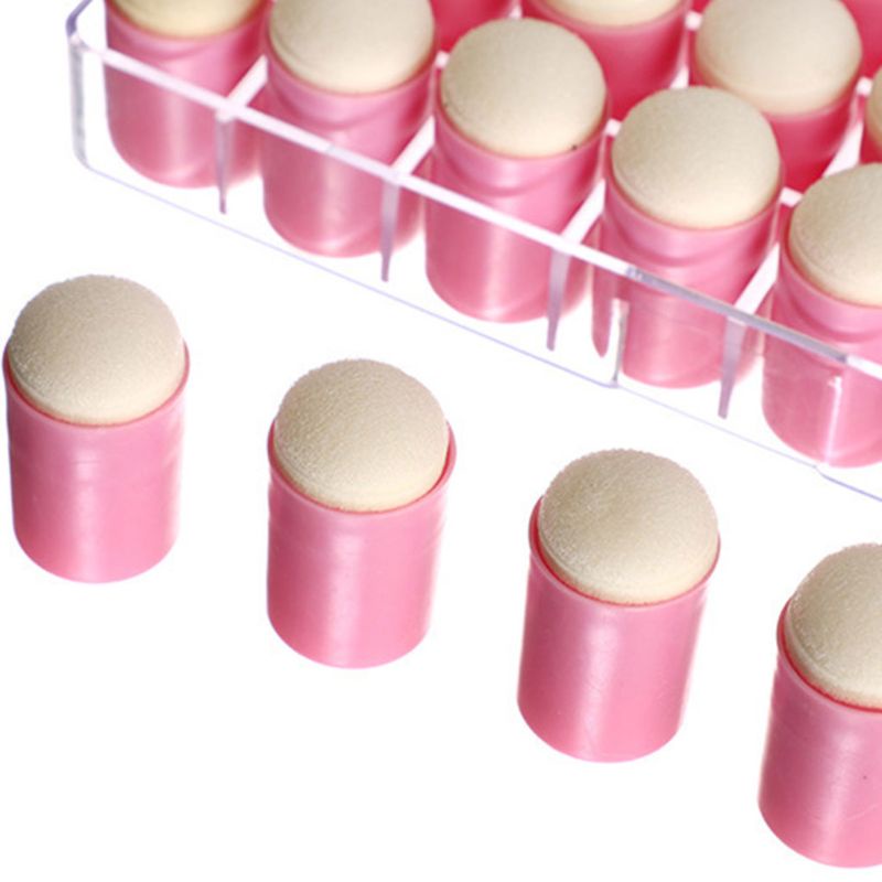 Bộ 40 Đầu Bọc Ngón Tay Hỗ Trợ Vẽ Tranh Bằng Bọt Biển Tiện Dụng