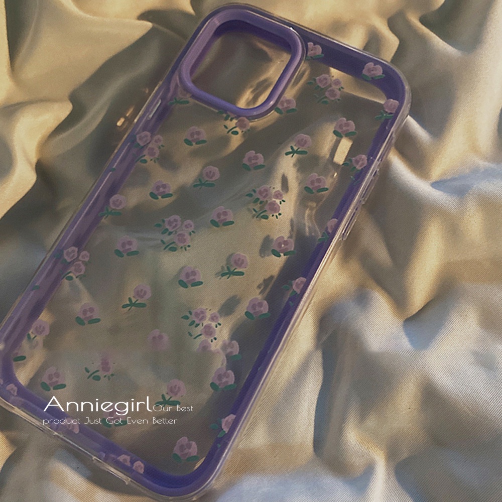 Ốp Điện Thoại TPU Mềm Chống Sốc Họa Tiết Hoa Vintage Cho IPhone 14 13 12 11 Pro Max X Xs Max XR 8 7 Plus