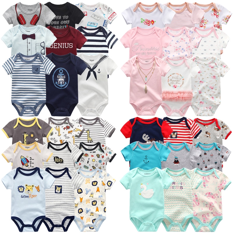 NEW Set Áo Liền Quần 100% Cotton Cho Bé