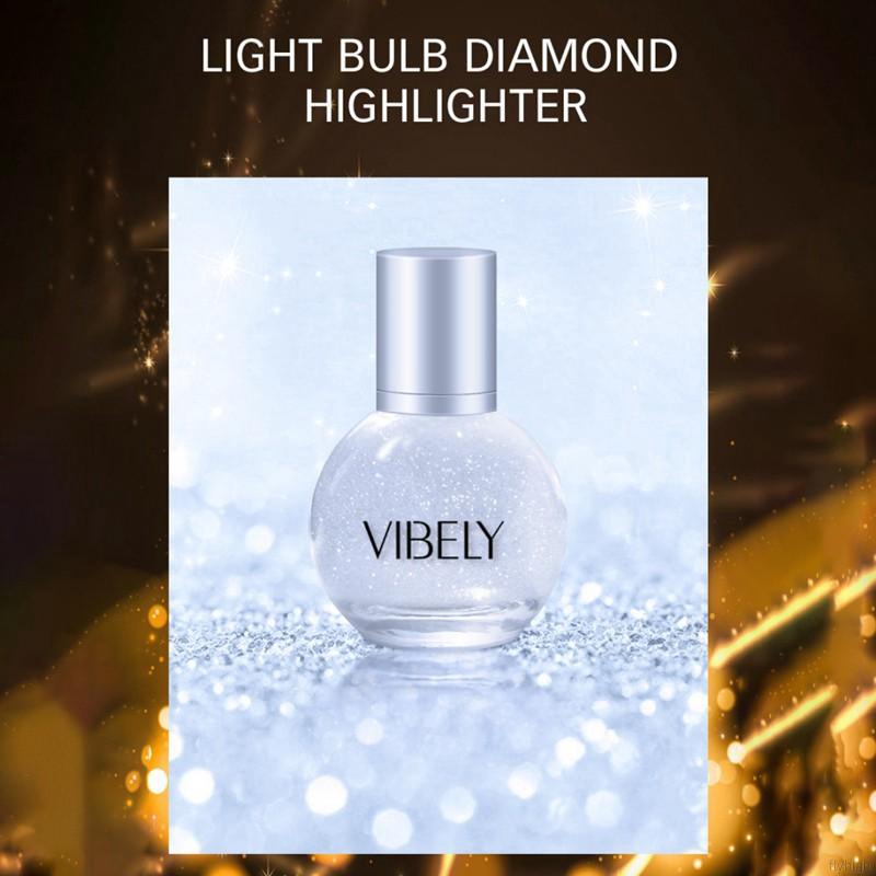 Nhũ bắt sáng dạng lỏng VIBELY thiết kế vỏ hình bóng đèn nhỏ | BigBuy360 - bigbuy360.vn