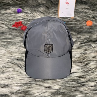 Nón Kết Sơn/ Mũ lưỡi trai Full Xám Phối Đen S004