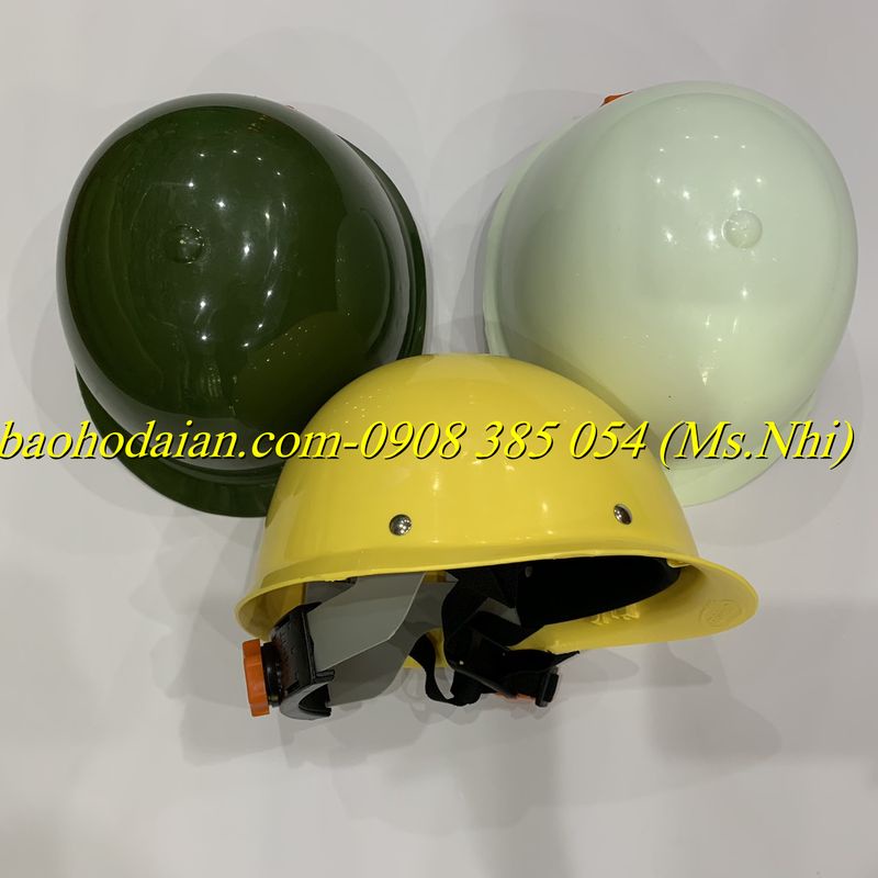 Mũ bảo hộ lao động Bảo Bình kiểu lính đuôi nút vặn N016