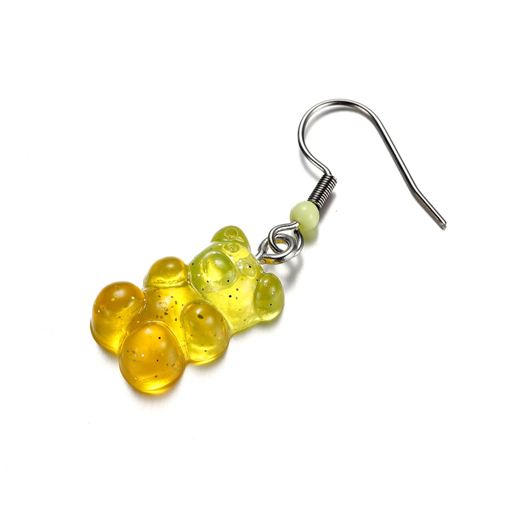 50 Chiếc Bông Tai Dạng Móc Xỏ Hạt Đầy Màu Sắc Bằng Thép Không Gỉ