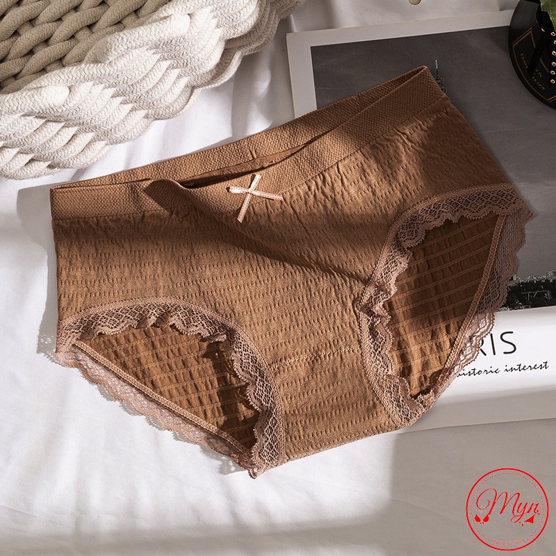 [Mã 12FASHIONSALE1 giảm 10K đơn 50K] QUẦN LÓT COTTON BÈO NHÚN VIỀN REN | BigBuy360 - bigbuy360.vn