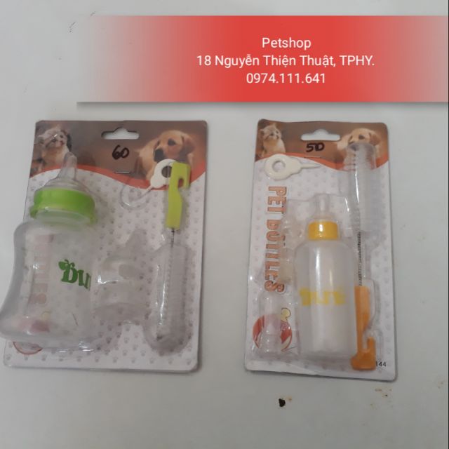 [ MẪU TÙY ĐỢT] BÌNH BÚ SỮA CHO CHÓ, MÈO