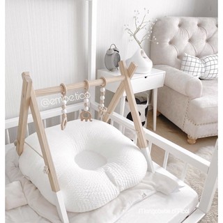 Kệ gỗ chữ A cho bé từ 0m+ - Đồ chơi vận động cho bé sơ sinh