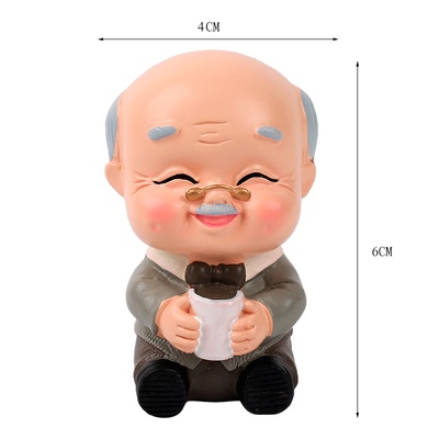 Phụ Kiện Trang Trí Bánh Sinh Nhật Hình Chú Mèo Đeo Kính Xinh Xắn