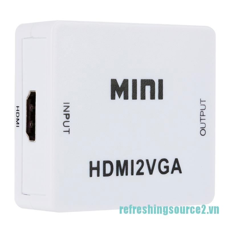 Hộp Chuyển Đổi Cx Vga Sang Hdmi Full Hd 1080p Cho Pc Laptop Dvd Hdtv