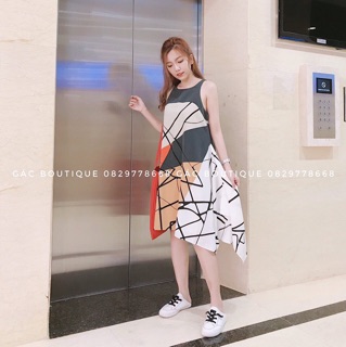 ĐẦM ĐUÔI CÁ PHỐI MÀU (KÈM HÌNH THẬT)