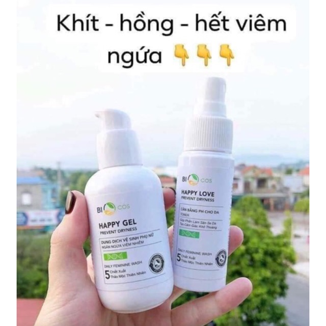 [Tặng xịt khử khuẩn] Dung dịch vệ sinh phụ nữ HAPYY GEL Mothercare phiên bản mới