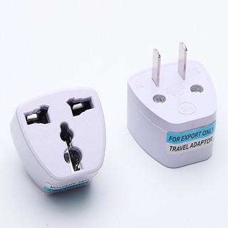 [Mã SKAMLTS0811 giảm 15K đơn 0Đ] Phích cắm điện chuyển đổi ổ 3 chấu thành 2 chấu