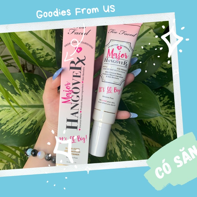 Kem Lót Hangover Toofaced Primer Major SALE 50%