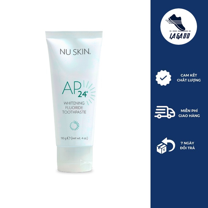 Kem đánh răng trắng sáng AP24 Nuskin Whiteing Flouride Toothpaste trắng sáng, hết hôi miệng, ngừa sâu răng