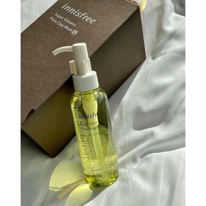 Dầu Tẩy Trang Chiết Xuất Tinh Chất Hạt Táo Xanh Innisfree Apple Seed Cleansing Oil
