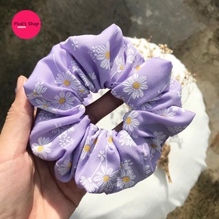 [Rẻ nhất shopee] Dây buộc tóc scrunchies hoa quả nhiều mẫu