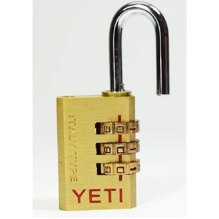 Ổ KHÓA SỐ YETI 330 ĐỒNG THAU