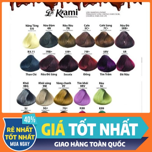 Thuốc nhuộm tóc KAMI cân bằng, phủ bạc(không kèm trợ nhuộm) | BigBuy360 - bigbuy360.vn