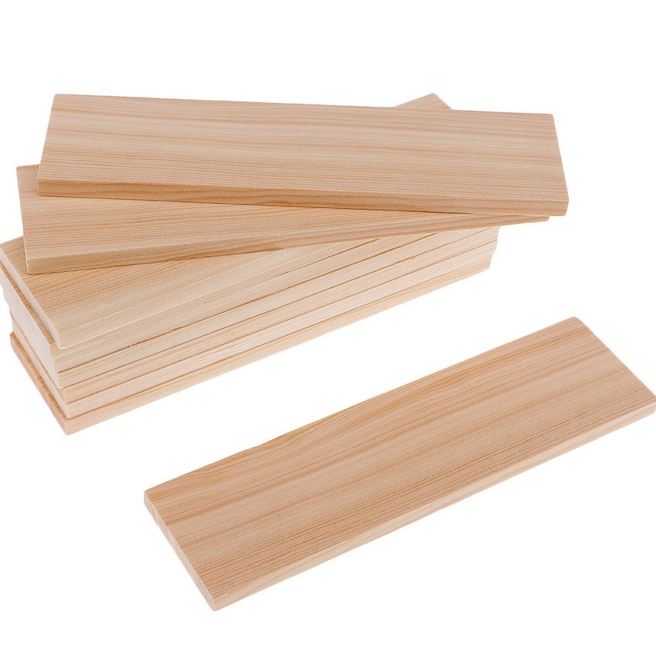 GỖ THÔNG NHẬP - Bó 5 Tấm gỗ thông mặt rộng 13cm x dày 1,3cm x dài 50cm + láng mịn 4 mặt